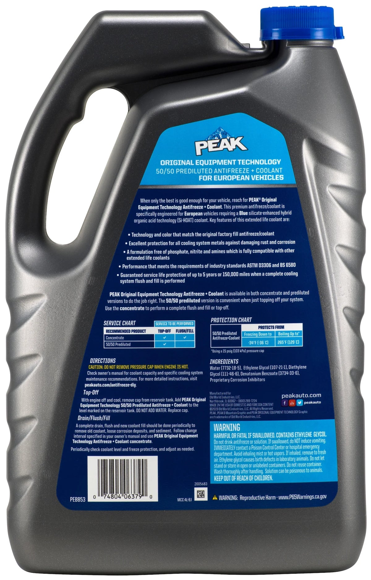 Blue Antifreeze + Coolant C9519