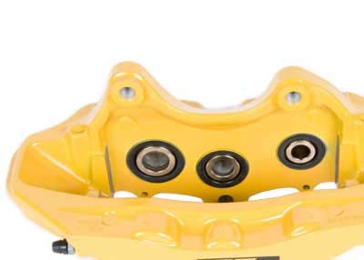Yellow Front Driver Side Disc Brake Caliper Assembly T99526