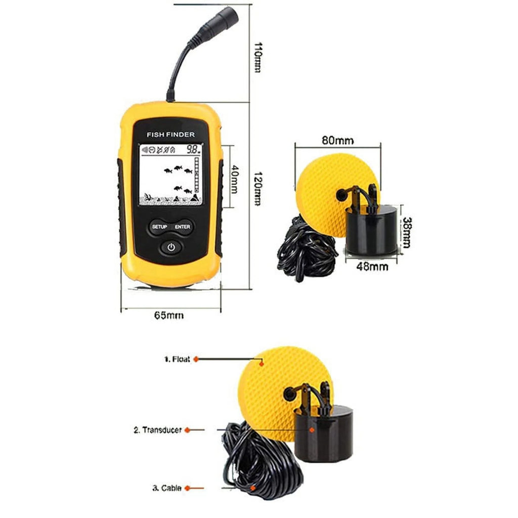 Portable Ultrasonic Fish Finder J723