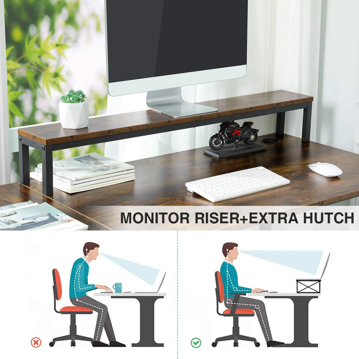94.5" Home Office Computer Gaming Desk with Storage O994586