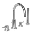 Polished Chrome Roman Tub Faucet with Handshower K886185