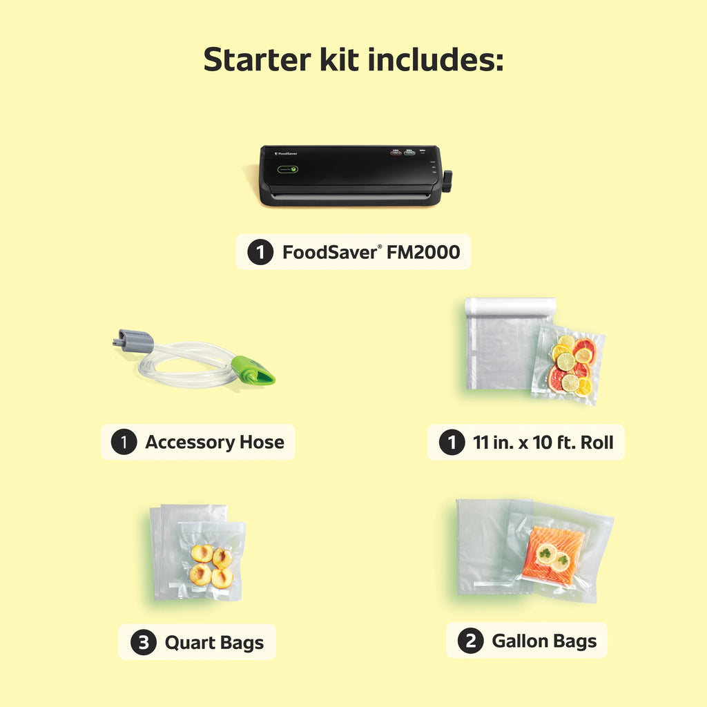 Vacuum Sealer Starter System with Bags G3376