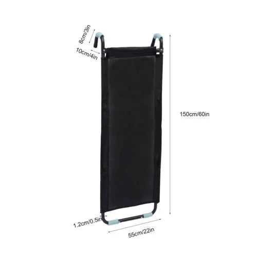 Matte Black Trampoline Ladder K332