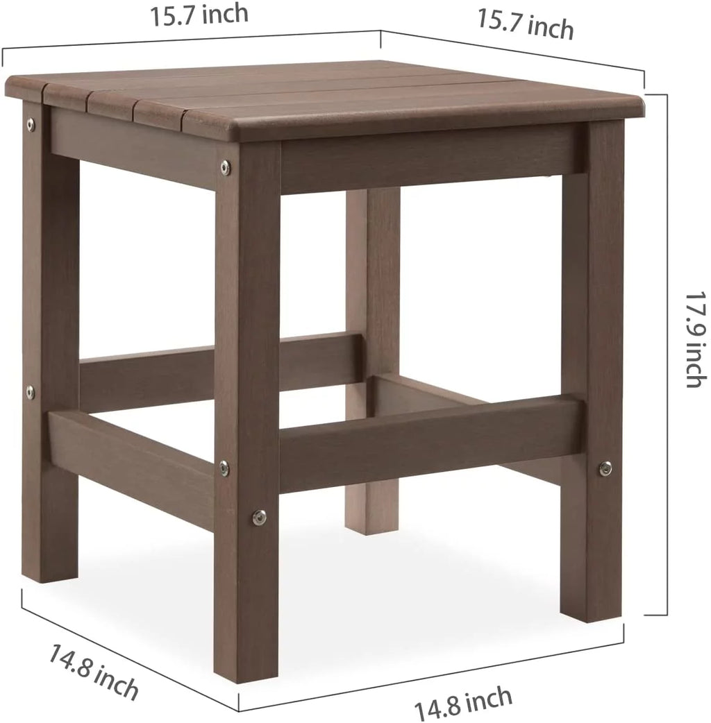 Black Polystyrene Outdoor Side Table Q41855