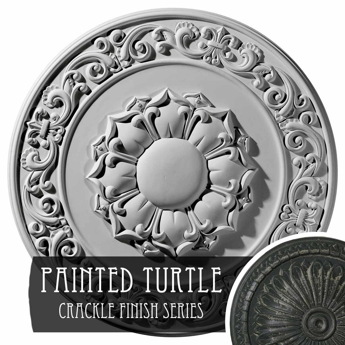 27 3/4x22OD x 2x22P Ceiling Medallion P6658