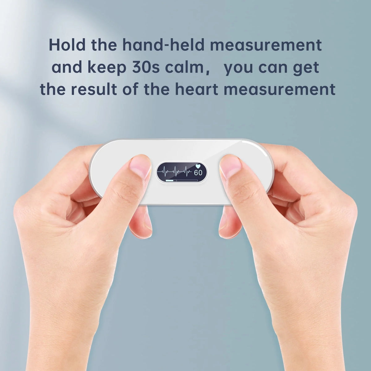 Handheld Bluetooth ECG Monitor with Screen Display J490707