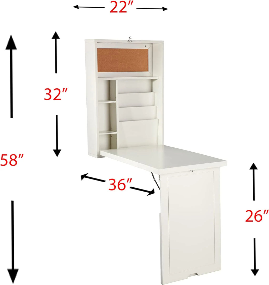 Antique White Convertible Desk M869041