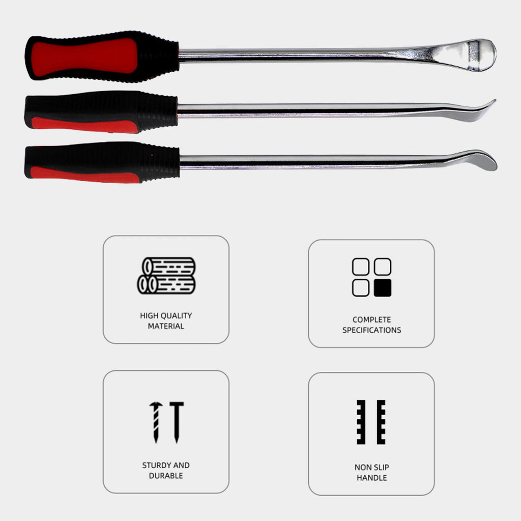 Tire Lever Set with Rim Protectors and Valve Cores K8755