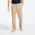 Men's Classic Fit Wrinkle-Resistant Deck Pant Khaki Beach, 34x34 Z594263