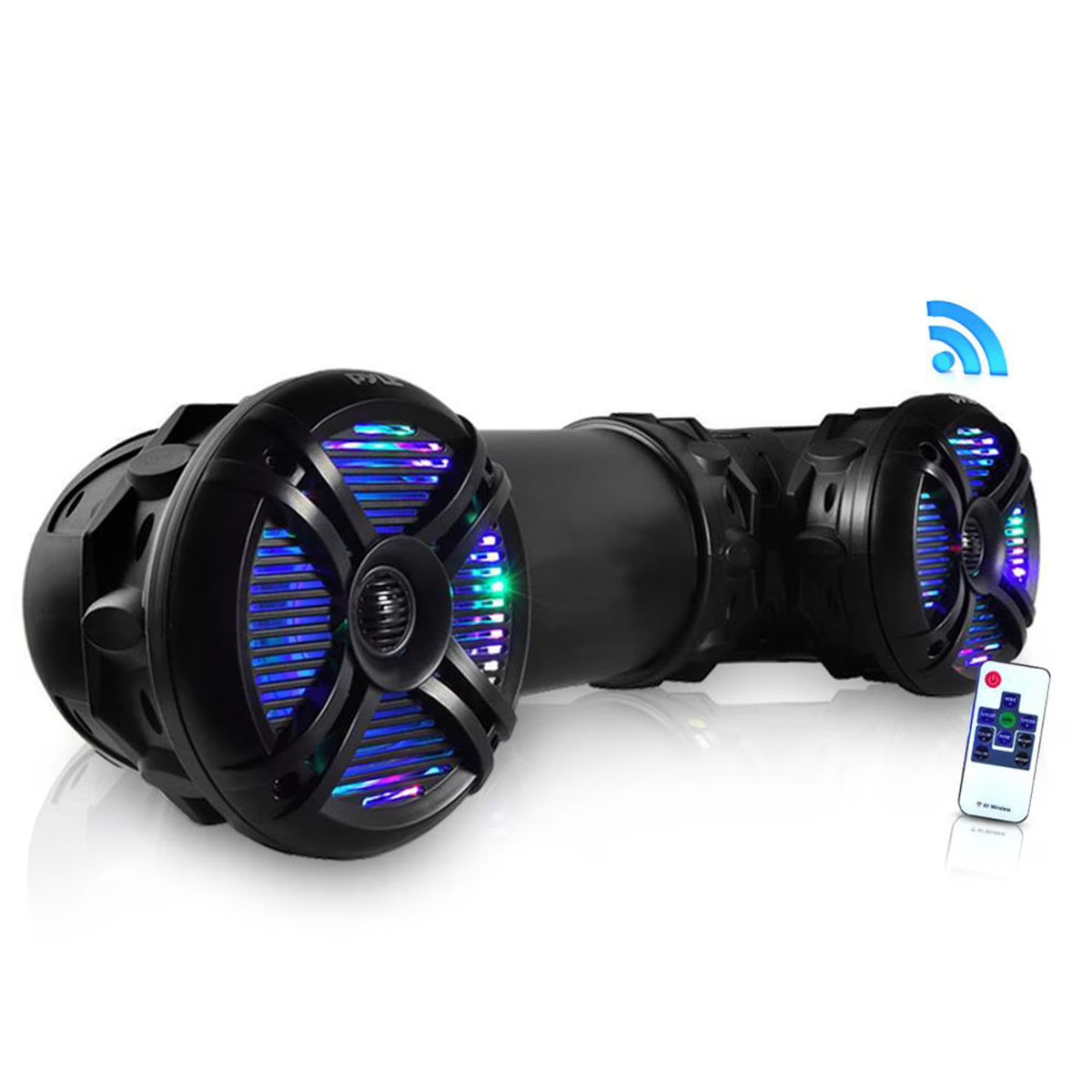 800 Watt Portable Waterproof Bluetooth Speaker with LED Lights X3853