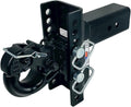 Pintle Hook Drop Ball Mount 12,000 lbs, Fits 3" Hitch K75702