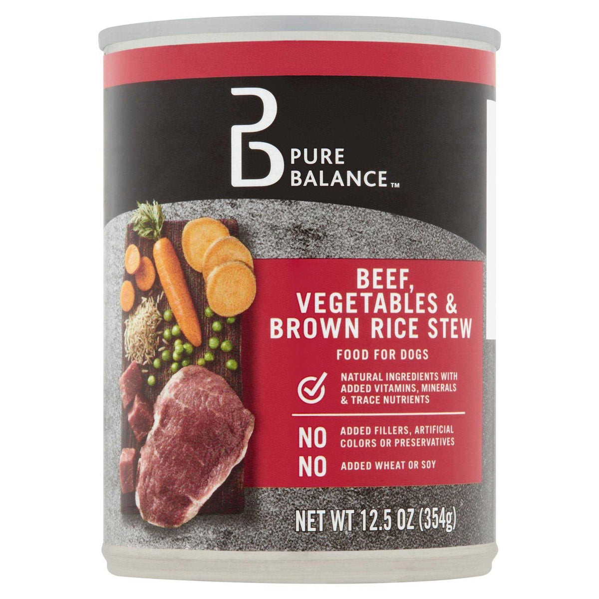 Beef Vegetables & Brown Rice Stew Dog Food Y9092