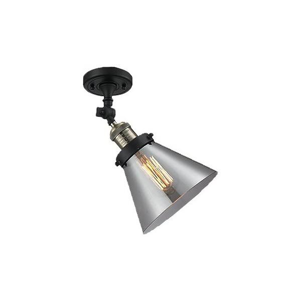Large Cone-1 Light Semi-Flush Mount T387456
