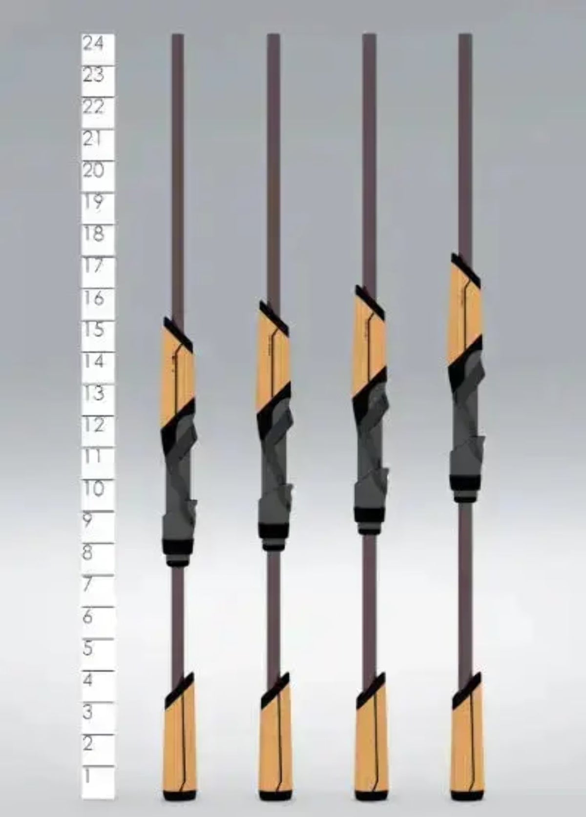 7'3 Medium Light Extra Fast Spinning Rod W88852
