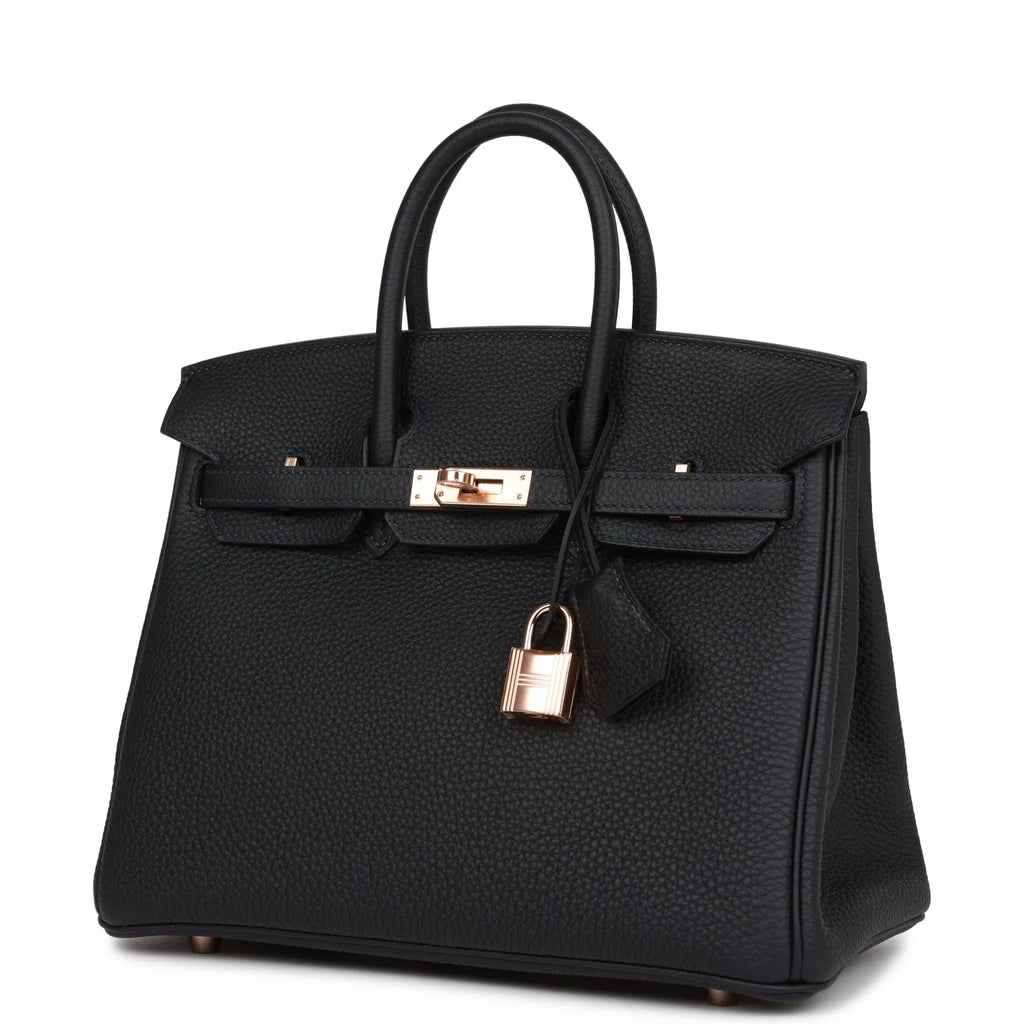 Birkin 25 Caban Togo Rose Gold Hardware D42057