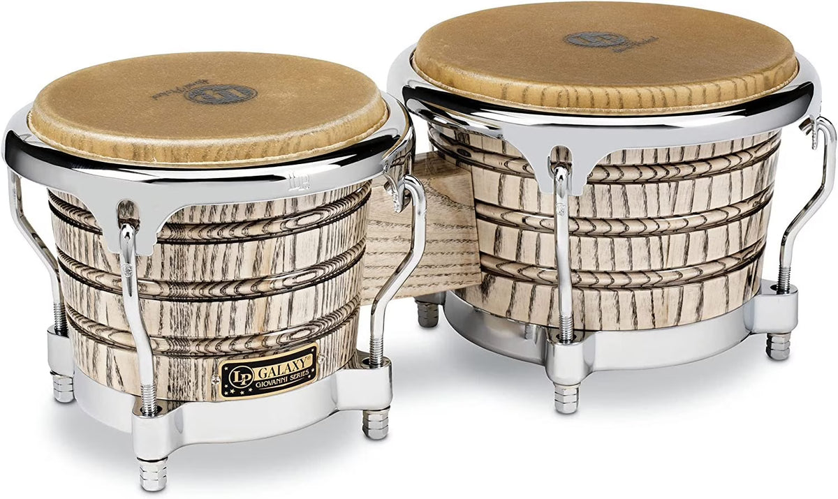 Natural/Chrome Bongos Y9886