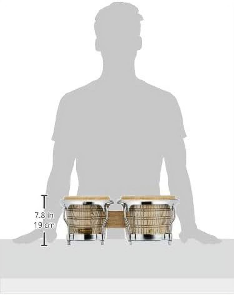 Natural/Chrome Bongos Y9886