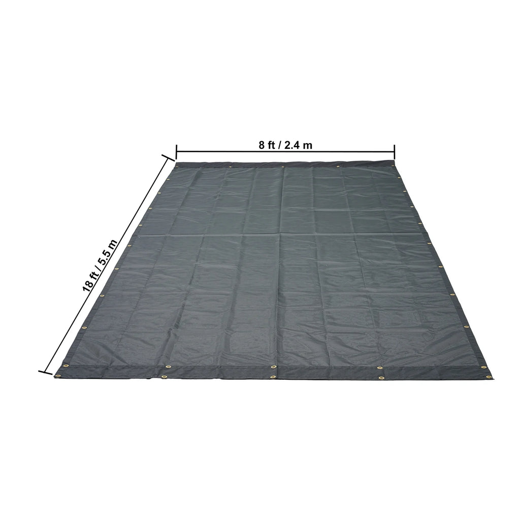 8 x 18 ft PVC 18oz Dump Truck Tarp Mesh Tarp B84183