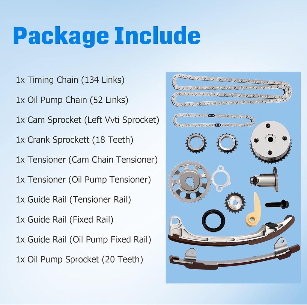 Timing Chain Kit for Toyota Scion 2.4L 2.0L U29115