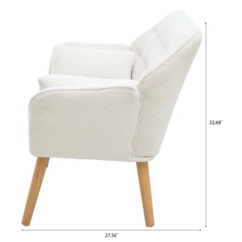50" Loveseat Sofa with 2 Pillows C15327