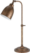 Rust Finish Table Lamp with Metal Shades C190907