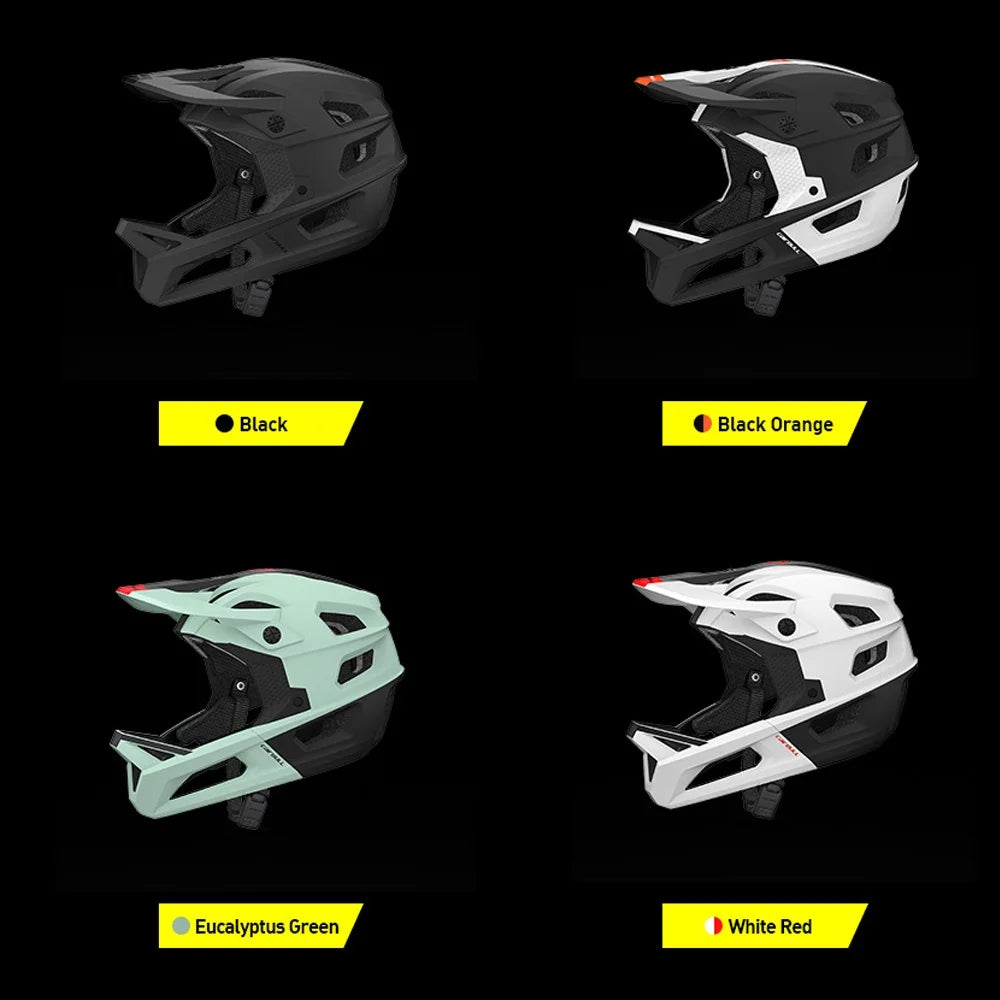 Full Face Trail MTB Cycling Helmet with Adjustable Visor A332248