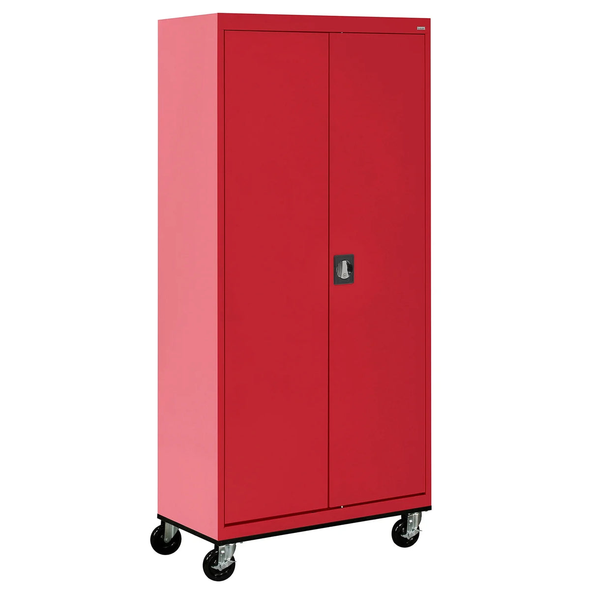 36"W x 24"D x 78"H Steel Mobile Wardrobe M791