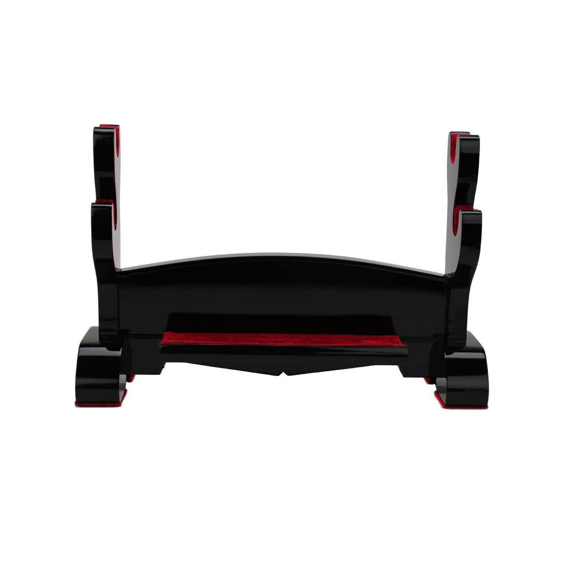 Black Laquer Double Sword Stand S1743