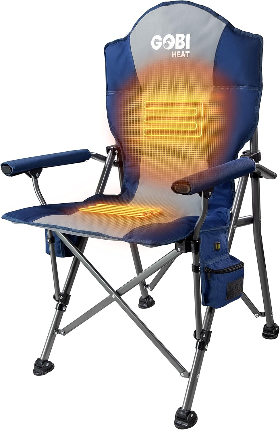 Heated Camping Chair with Battery and Charger F21310